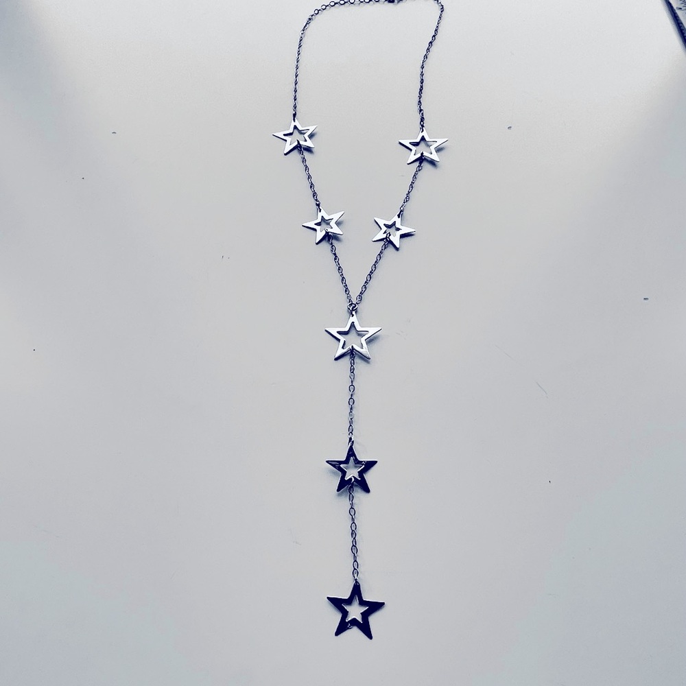Los Ballesteros Sterling Silver handmade Star Necklace.9.25 highest quality